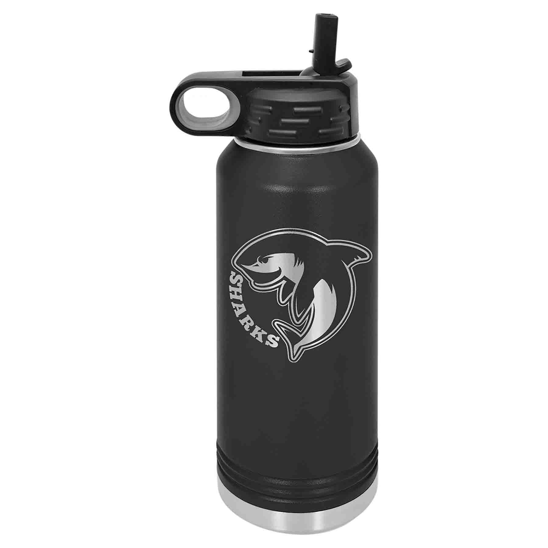 Personalised Engraved Any Initial Double Wall Insulated Thermos
